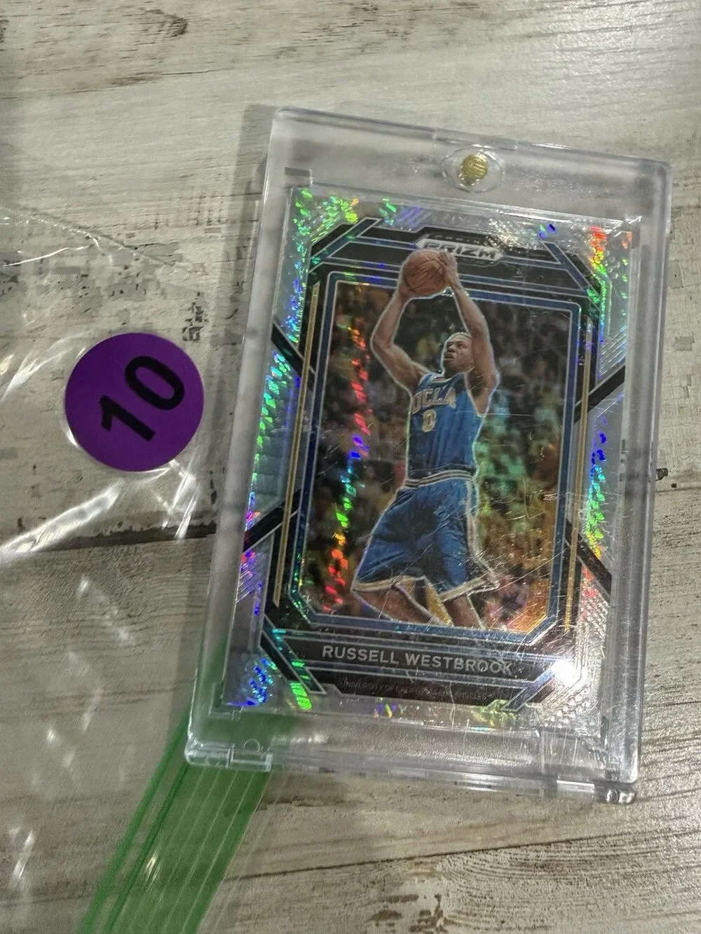 2023 Panini Prizm Draft Picks Russell Westbrook Silver Prizm #55 UCLA